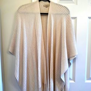 LOFT poncho sweater. One size fits all. Cozy and comfortable!